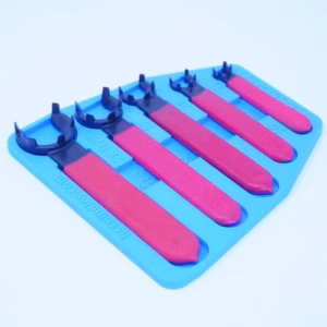 Castle Wrench Set, 5 Piece Flat, P/N MN-5-F